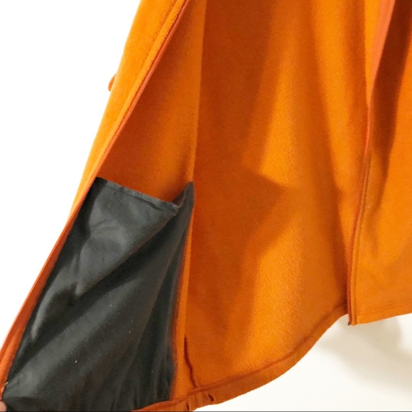 Columbia Field Gear Raw Edged at Sleeve Full Zip  Fleece Vest Mock Turtleneck - Picture 5 of 6